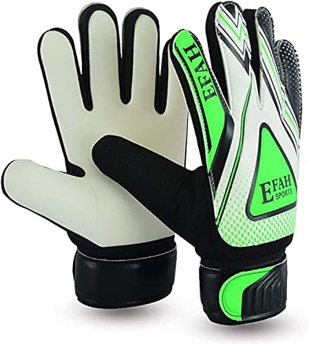 EFAH SPORTS Soccer Goalie Goalkeeper Gloves for Kids Boys Youth with Grips