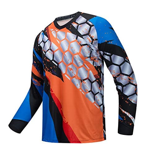 Men's Cycling Jersey Long Sleeve Dirt Bike Motocross MTB Shirt Motorcycle M