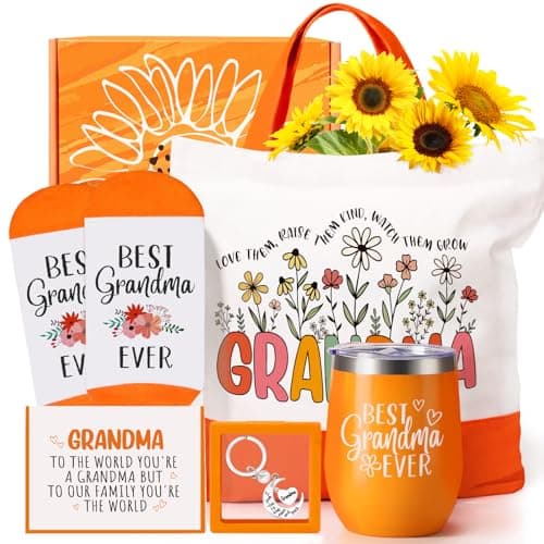 Gifts for Grandma, Grandma Gifts, Birthday Mothers Day Christmas Thanksgiving Gift Ideas for Grandmas Grandmother Nana Gigi from Granddaughter Grandson Grandchildren Grandkids, Best Grandmas Ever Gift