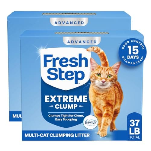 Fresh Step Advanced Extreme Clump Multi Cat Clumping Litter, 18.5 lb., 2 Pk