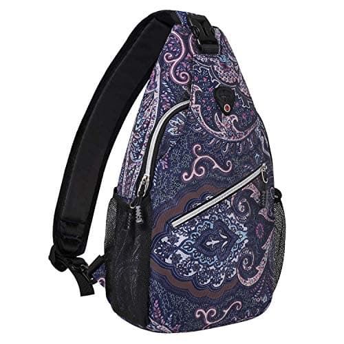 MOSISO Sling Backpack,Travel Hiking Daypack Crossbody Shoulder Bag