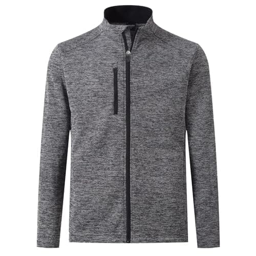 M MAELREG Mens Casual Jacket Performance Stand Collar Long Sleeve Sweater Insulated Jacket Texture Warm Winter Coat