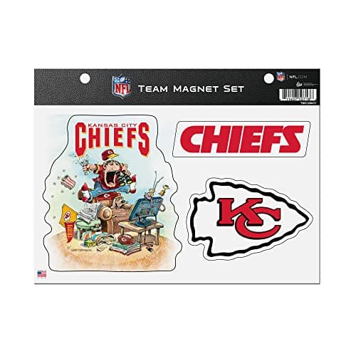Rico Industries NFL Football Kansas City Chiefs Gary Patterson The Fan Team Magnet Sheet