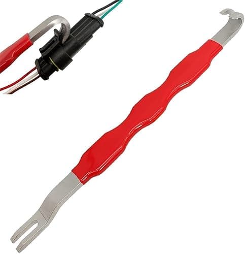 Automotive Electrical Connector Separator Tool, Electrical Disconnect Separator, Universal Electrical Tools for Cars Trucks (Red)