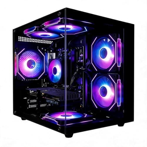 Olialia Prebuilt Gaming PC, GeForce RTX 3060 Ti 8GB, AMD Ryzen 7 5700X