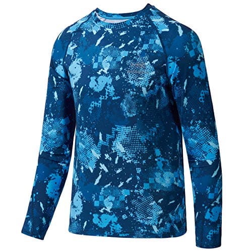 BASSDASH Youth UPF50+ Camo Active Performance Long Sleeve Fishing Shirt