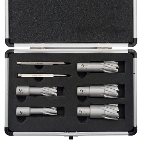 5pcs TCT Annular Cutter Set 1-3/8" Cutting Depth 5/8" to 1-1/8"