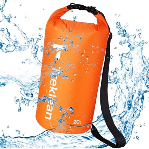 Treklean Dry Bags Waterproof,20L Lightweight Travelling Waterproof Wet Bag for Kayaking Rafting Boating Beach Fishing Outdoor
