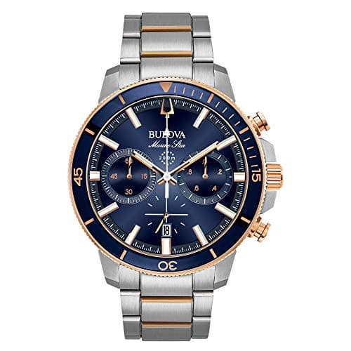 Bulova Men's Marine Star Series C Two-Tone Stainless Steel 6-Hand Chronograph Quartz Watch