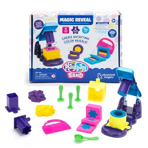 Educational Insights Playfoam(R) Sand Magic Reveal, 3 Pounds of Non-Toxic Sensory Compound, Toddler Activities, Gift for Ages 3+