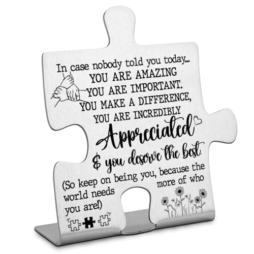 Thank you Appreciation gifts for Team Teamwork Employee Boss, Inspirational Team Gift for Coworker Colleagues Leader Case Manager, Teamwork Recognition gift Decorative Signs & Plaques-DX435