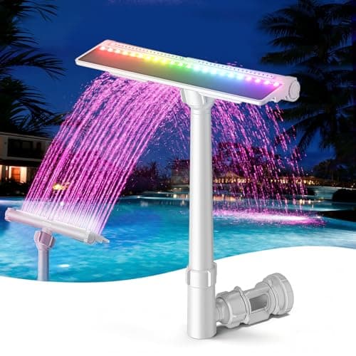 Icetpw Solar Pool Fountain for Above Ground Pools and Inground Pools