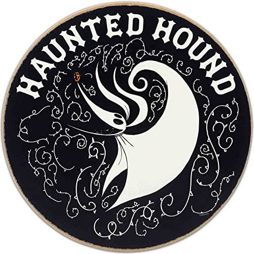 Disney The Nightmare Before Christmas Haunted Hound Round Wood Wall Decor