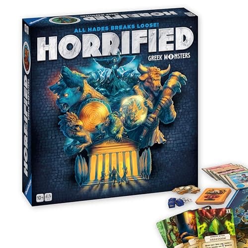 Ravensburger Horrified Games - Greek Monsters - Strategy Board Game - Boost Critical Thinking & Teamwork - Cooperative Gameplay - Unique Monster Challenges - 1 to 5 Players - Adults & Kids 10+