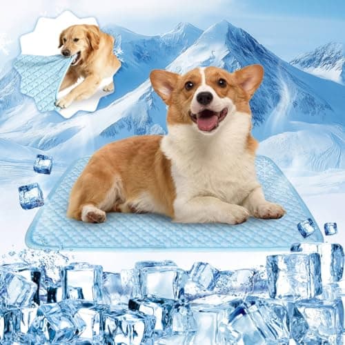 MeiLiMiYu Thick Dog Cooling Mat Q-Max>0.5 Chew Proof Self Cool Pad