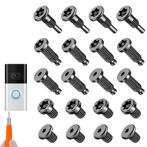 20-Pc Camera Screws, Video Doorbell Screws Replacement, CTYUKHS