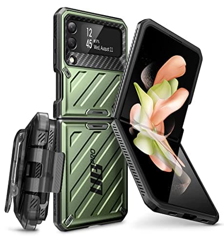 SUPCASE for Samsung Galaxy Z Flip 4 Case with Belt-Clip, Guldan