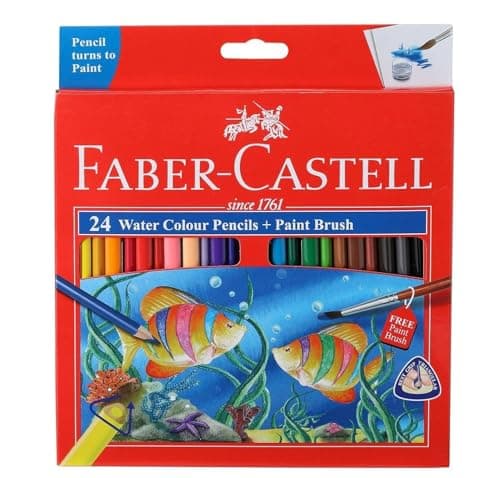 Faber-Castell Watercolor Pencils (24 color) Premium Quality Art Supplies Originals