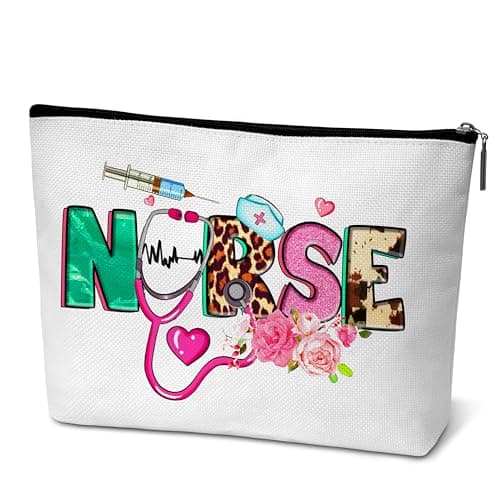 Beshoul Gifts for Nurse Graduates, Nurses Graduation Makeup Bag for Women, Nursing Appreciation Gift Cosmetic Pouch Essentials Accessories for Work - G06