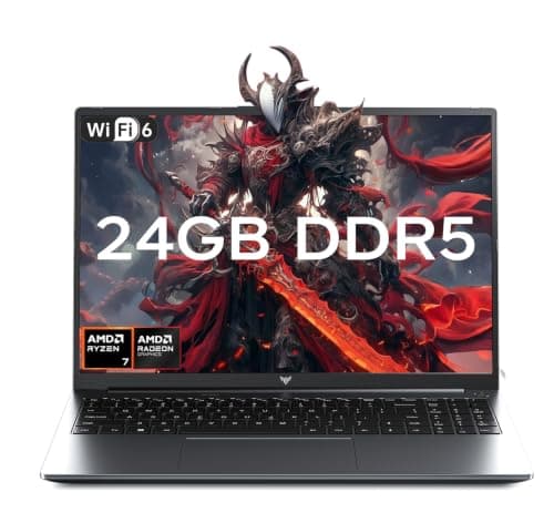 Gaming Laptop with AMD Ryzen 7 H255 (up to 4.9GHz),24GB DDR5 512GB NVMe SSD