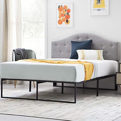 Linenspa 14 Inch Contemporary Metal Platform Bed Frame, Twin XL Size