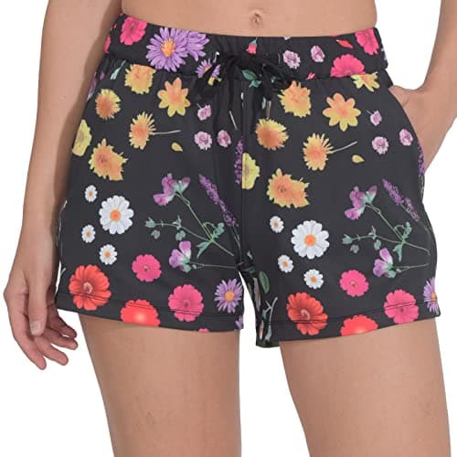 PIQIDIG Shorts for Women Running Workout Shorts Athletic Gym Shorts with Pocket