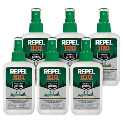 Repel 100 Mosquito & Insect Repellent 4 Oz, 98% DEET, 6 Pack
