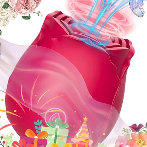 Rose Toy Clit Sucker Sucking Vibrator for Women Rose Sex Toy Dildo Adult Toys Clitioral Sucker Vibrates Automatic Electric Machine Games Adult Toys for Couples DD-11