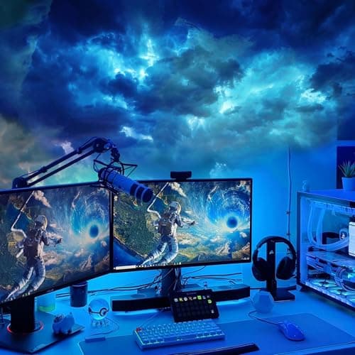 DAWELED 3D Thundercloud Ceiling Light, 16.4FT