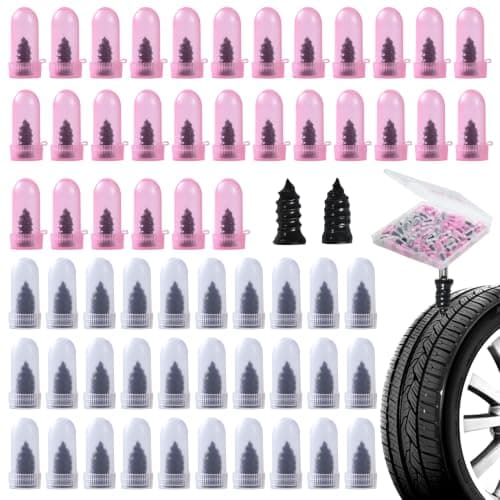 LYLDYYW 60 Pcs Tire Repair Screws, Tire Patch Kit, Screw in Tire Plugs