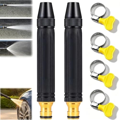 2026 Home High-Pressure Car Wash Water Gun with Booster Nozzle, Home High-Pressure Car Wash Water Gun with Booster Nozzle for Watering Plants and Vegetables and Car Washing(2PCS)