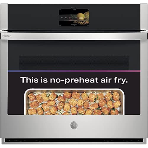 GE Profile PTS7000SNSS 30-Inch Built-In Convection Wall Oven with Air Fry, Stainless Steel