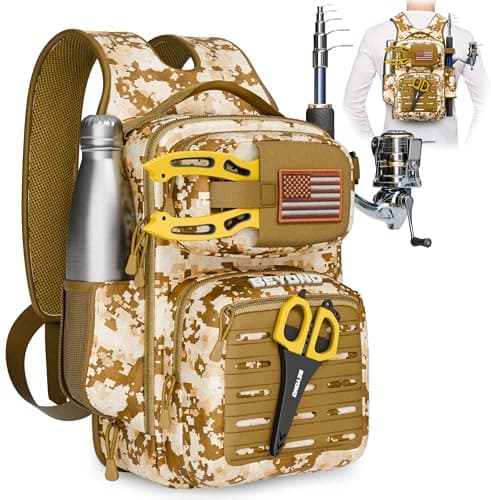 Beyond Fishing Tackle Backpack- The Voyager (Sand Storm)