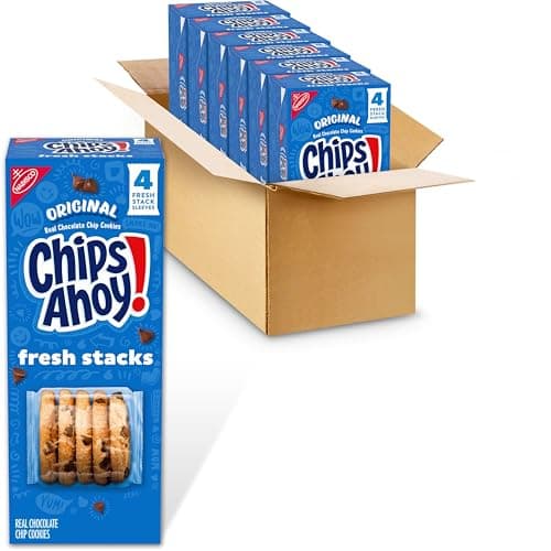 CHIPS AHOY! Fresh Stacks Chocolate Chip Cookies, 24 Multi Snack Packs