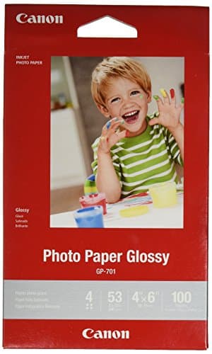 CanonInk Glossy Photo Paper 4"x 6" 100 Sheets (1433C001), Red