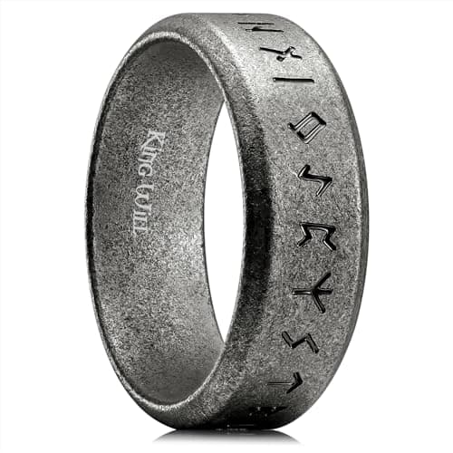 King Will 316L Viking Wedding Ring 8mm Size 12