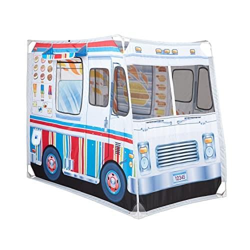 Melissa & Doug Fabric Food Truck Playhouse Pretend Play Toy Tent