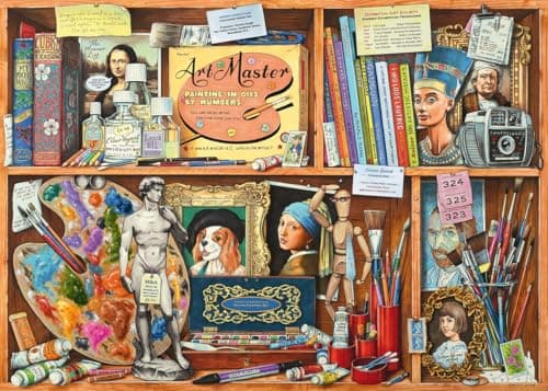Wonder Forge The Artist's Cabinet 1000 Piece Jigsaw Puzzle for Adults