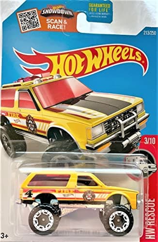 2016 Hot Wheels Hw Rescue - Chevy Blazer 4x4 (Yellow)