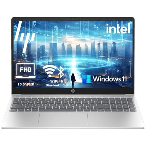 HP Essential 15.6" Laptop, 2026 Edition, 8GB RAM, 256GB SSD, Win11