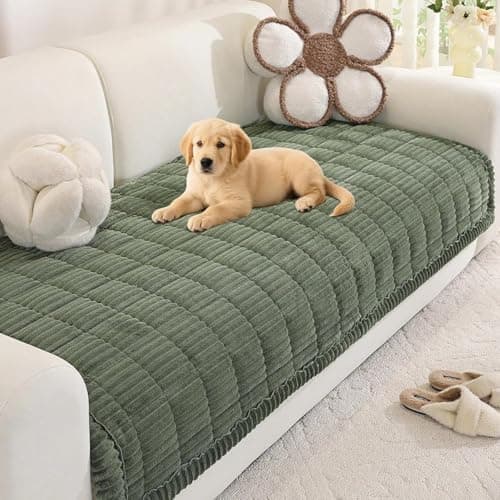 Royhom Couch Cover for Pets Washable, Non Slip Sofa Protector for Dogs
