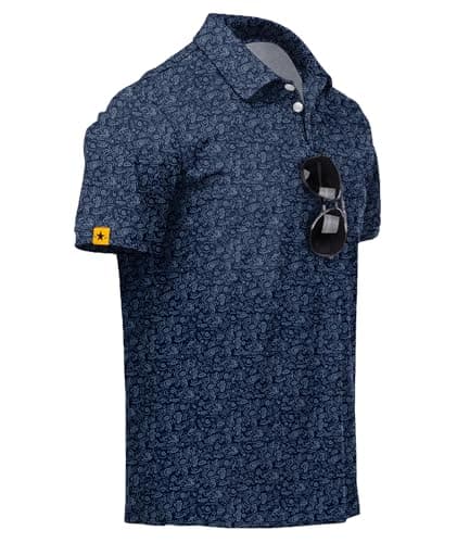 ZITY Mens Golf Polo Shirts Short Sleeve UPF 50+ Moisture Wicking Tshirt XL