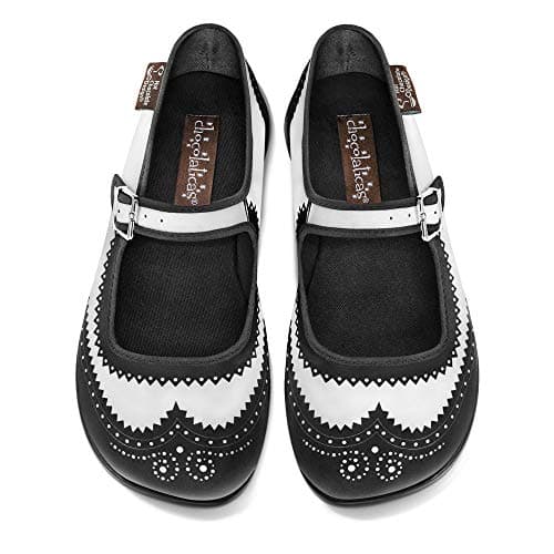 Hot Chocolate Design Women's Mary Jane Flats, Brogue