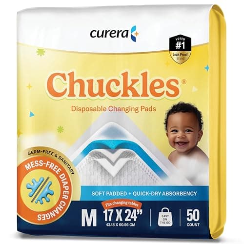 Chuckles® Soft Disposable Baby Changing Pad Liners - 17x24 [50-Pack