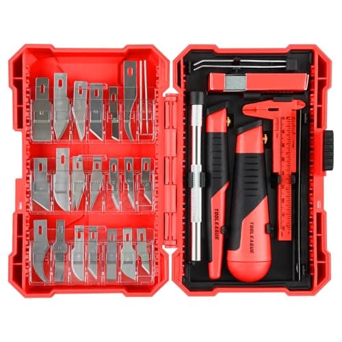 TOOLEAGUE 40Pcs Craft Knife Set, Precision Hobby Knife