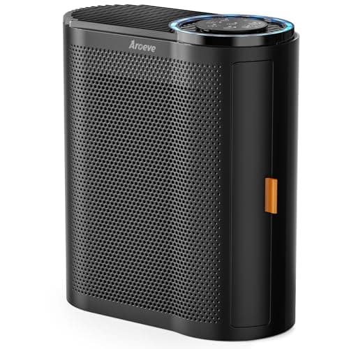 AROEVE Air Purifiers for Home with Air Quality Sensors and Auto-AP04(Black)