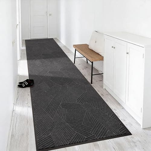 BelleCosy Heavy Duty Front Door Mat Indoor Outdoor, 2′ x 6′ Entryway Runner