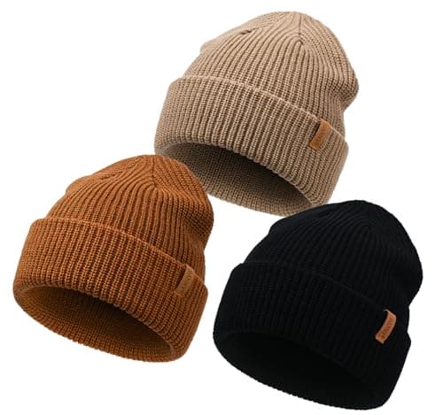 DANMY Infant Toddler Beanie Kint Hat Baby Boys Girls Beanies Kids Winter Hats Knit Children Warm Hat Caps 6-36 Months