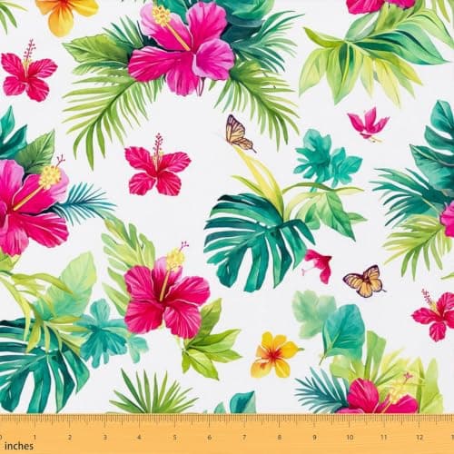 Feelyou Palm Leaf Fabric by The Yard Soft 3 Yards