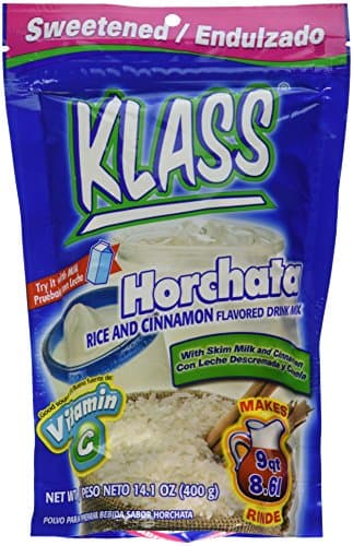 Klass Horchata, Rice and Cinnamon Drink Mix, 14.1 Oz, (Pack of 2)